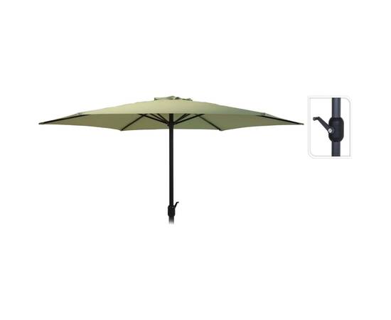 Progarden umbrelă de soare monica, verde, 270 cm