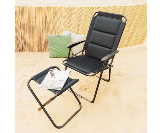 Travellife scaun pliabil „barletta compact”, negru