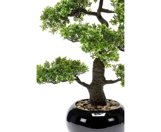 Emerald ficus artificial mini bonsai, verde, 47 cm 420006
