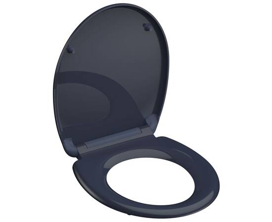 SchÜtte scaun de toaletă cu închidere silențioasă anthrazit, duroplast