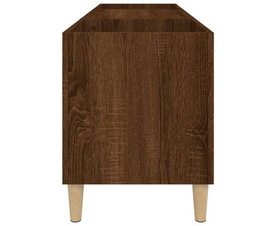 Dulap pentru discuri stejar maro, 121x38x48 cm, lemn prelucrat, 6 image