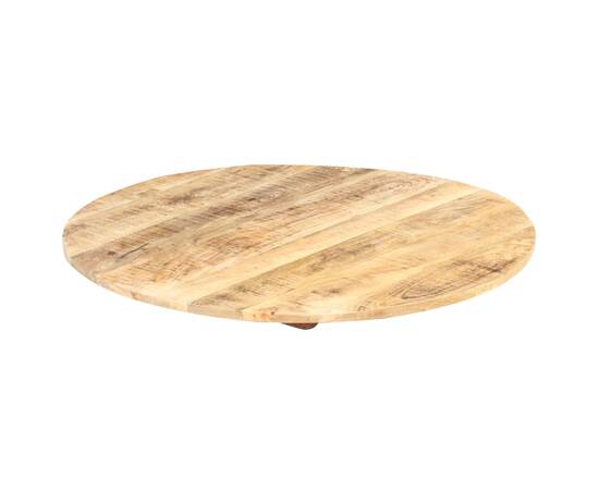 Blat de masă, 40 cm, lemn masiv de mango, rotund, 15-16 mm, 6 image