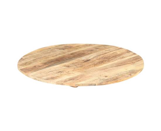 Blat de masă, 40 cm, lemn masiv de mango, rotund, 15-16 mm, 5 image