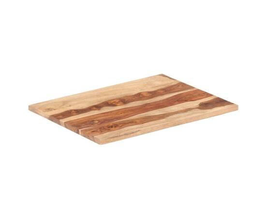 Blat de masă, 70 x 80 cm, lemn masiv sheesham, 25-27 mm, 9 image