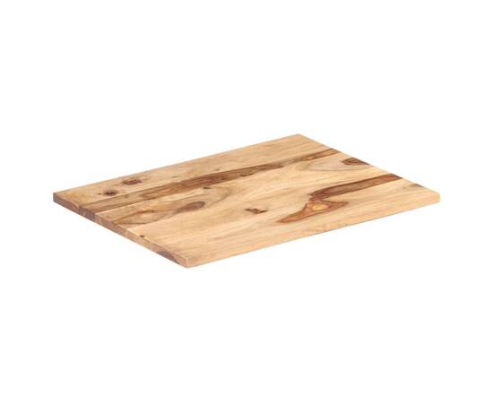 Blat de masă, 70 x 80 cm, lemn masiv sheesham, 25-27 mm, 8 image