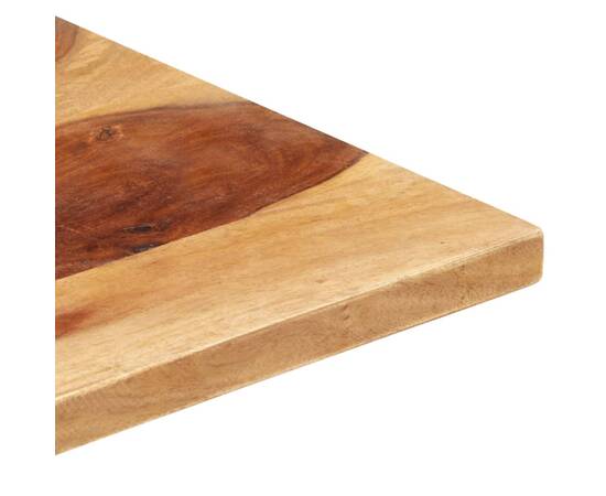 Blat de masă, 70 x 80 cm, lemn masiv sheesham, 25-27 mm, 4 image