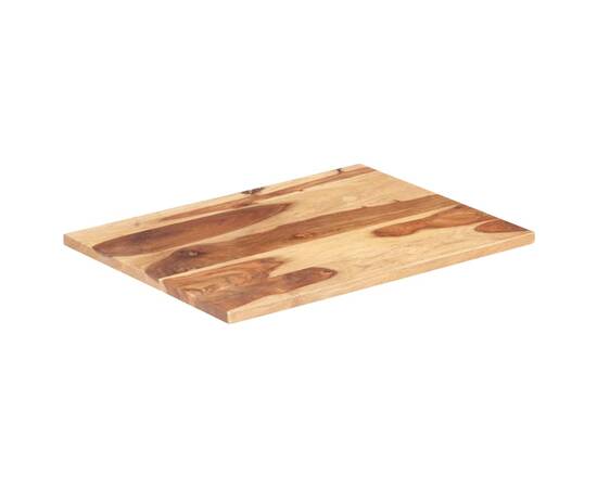 Blat de masă, 70 x 80 cm, lemn masiv sheesham, 25-27 mm, 10 image