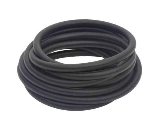 Furtun de aer hibrid, negru, 2 m, cauciuc și pvc