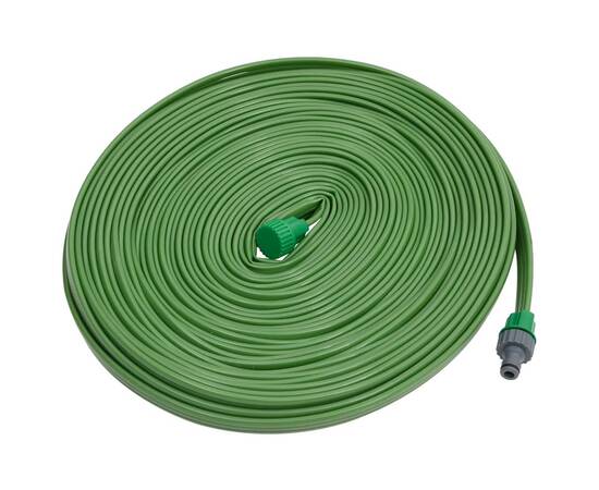 Furtun pentru stropit cu 3 tuburi, verde, 15 m, pvc, 2 image