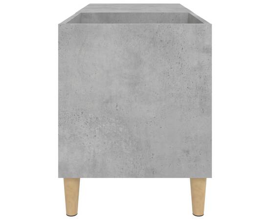 Dulap pentru discuri gri beton 84,5x38x48 cm lemn prelucrat, 6 image