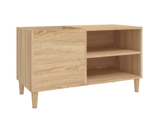 Dulap pentru discuri stejar sonoma 84,5x38x48 cm lemn prelucrat, 2 image