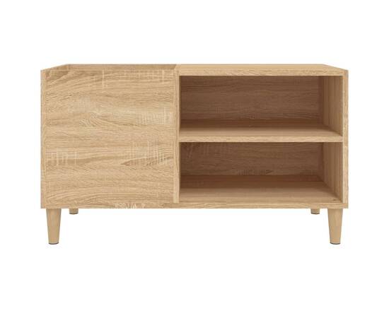 Dulap pentru discuri stejar sonoma 84,5x38x48 cm lemn prelucrat, 5 image