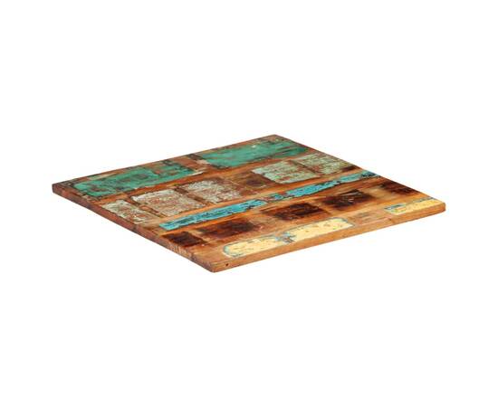 Blat de masă pătrat, 70 x 70 cm, lemn masiv reciclat, 25-27 mm, 9 image