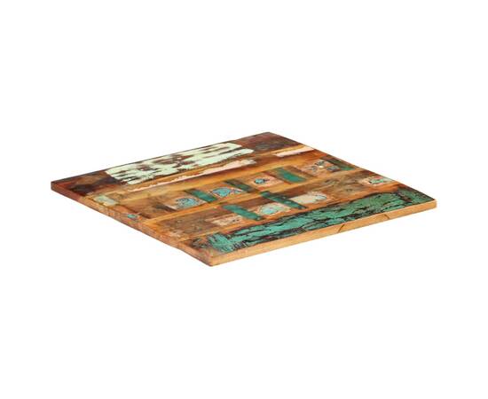Blat de masă pătrat, 80 x 80 cm, lemn masiv reciclat, 25-27 mm, 10 image