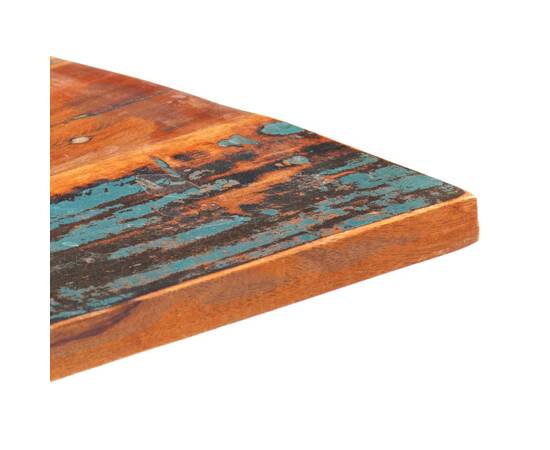 Blat masă dreptunghiular 70x80 cm lemn masiv reciclat 25-27 mm, 4 image