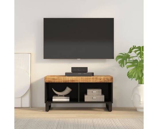 Comodă tv, 85x33x43,5 cm, lemn masiv de mango