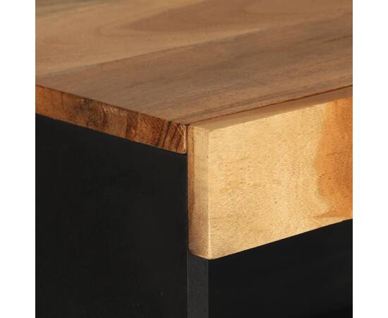 Dulap lateral, 60x33x107 cm, lemn masiv de acacia, 5 image