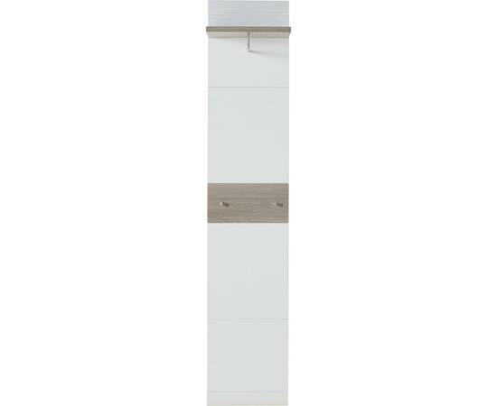 Germania cuier de haine „malou”, 39x29,9x19,46 cm stejar nelson și alb