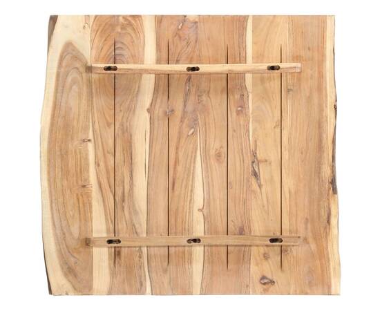 Blat de masă, 58x(50-60)x3,8 cm, lemn masiv de acacia, 2 image