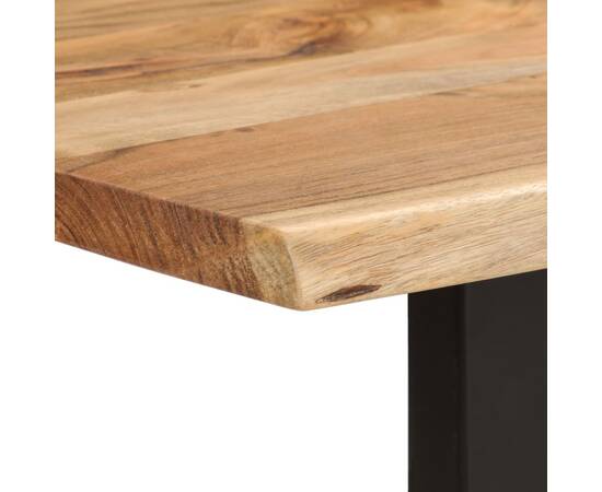 Masă de bucătărie, 180 x 90 x 76 cm, lemn masiv de acacia, 5 image