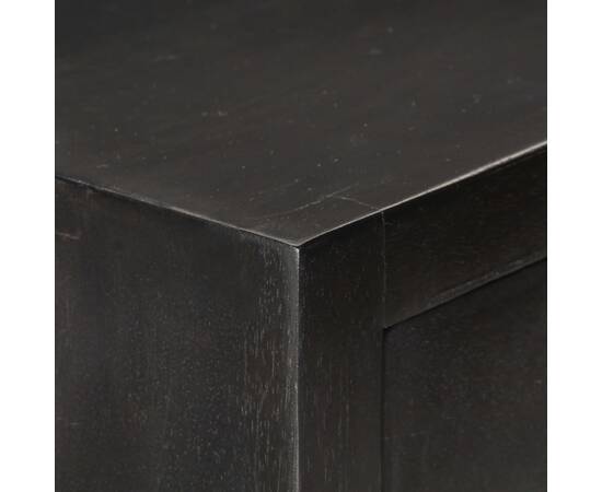 Dulap cu sertare, negru/auriu, 45 x 30 x 105 cm, lemn de mango, 2 image