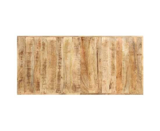 Masă de bar, 150x70x107 cm, lemn de mango nefinisat, 4 image