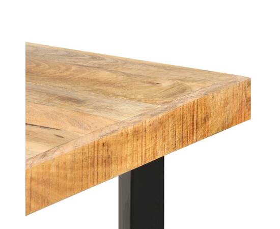Masă de bar, 180x70x107 cm, lemn de mango nefinisat, 5 image