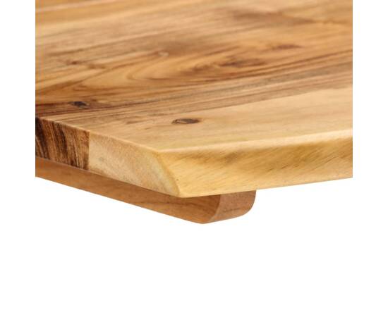 Masă de bucătărie, 140 x 70 x 76 cm, lemn masiv de acacia, 5 image