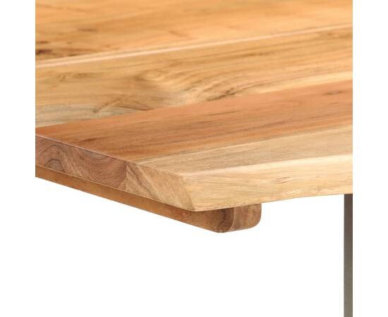 Masă de bucătărie, 160 x 80 x 76 cm, lemn masiv de acacia, 5 image