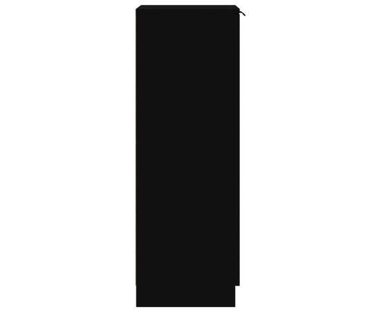 Pantofar, negru, 30x35x100 cm, lemn compozit, 7 image