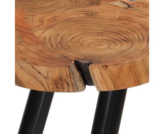 Masă de bar din buștean, 90x54x105 cm, lemn masiv de acacia, 4 image
