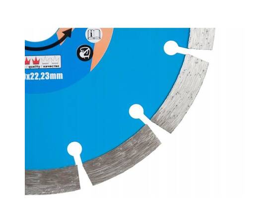 Disc diamantat segmentat, beton, taiere uscata,150 mm/22.23 mm, richmann exclusive, 3 image