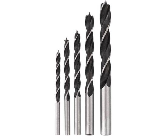 Set 5 burghie pentru lemn, 4-10 mm, richmann exclusive