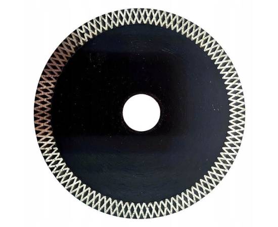 Disc diamantat turbo subtire, dublu segmentat, placi ceramice, taiere umeda si uscata, 125x22.23x1.3 mm, richmann exclusive, 3 image