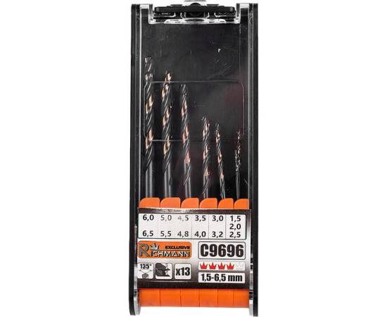 Set 13 burghie pentru metal 1.5-6.5 mm richmann