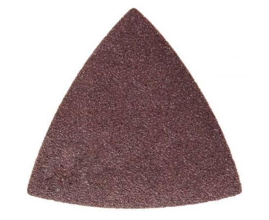 Abrazive/smirghel triunghiular cu scai, p60, set 5 buc, 90x90x90 mm, dedra