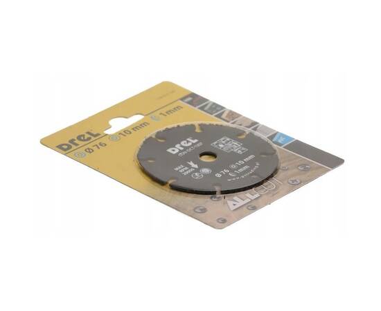 Disc diamantat segmentat mini, lemn, taiere uscata, 76 mm/10 mm, drel, 2 image