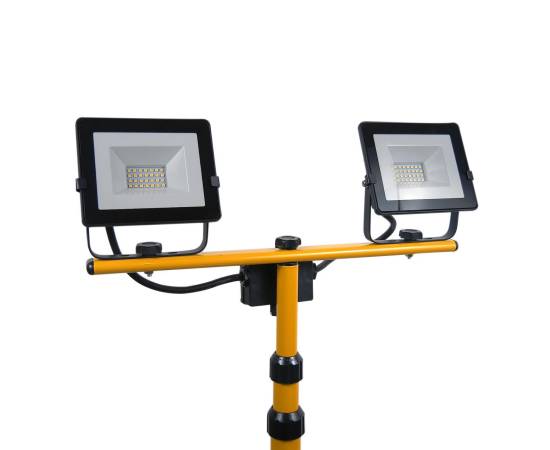 Proiector lucru, led smd, cu trepied, 2 x 20 w, 3200 lm, ip65, strend pro, 4 image