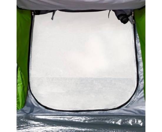 Cort camping, 2-4 persoane, cu copertina, husa cu maner, 200x200x110 cm, montana, malatec, 4 image