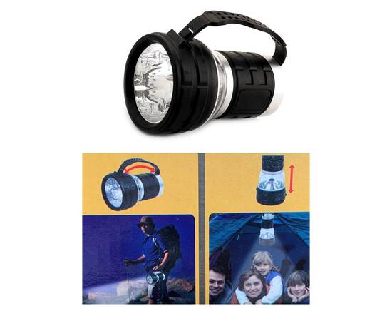Lanterna cu acumulator exlight, 12 led-uri, 3 x d, strend pro, 4 image