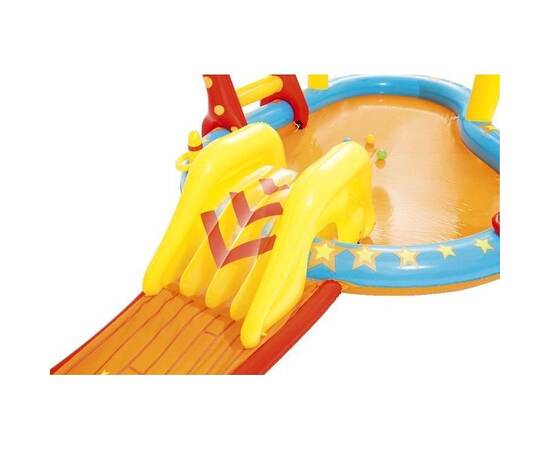 Piscina gonflabila pentru copii, de joaca, cu tobogan, 435x213x117 cm, bestway lil' champ, 10 image
