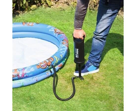 Pompa aer manuala pentru saltele si piscina gonflabila, cu 3 varfuri, 30 cm, bestway, 4 image