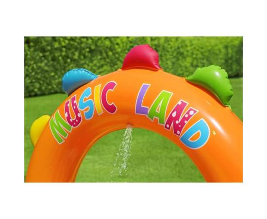 Piscina gonflabila pentru copii, de joaca, cu tobogan, 295x190x137 cm, bestway sing 'n splash, 8 image