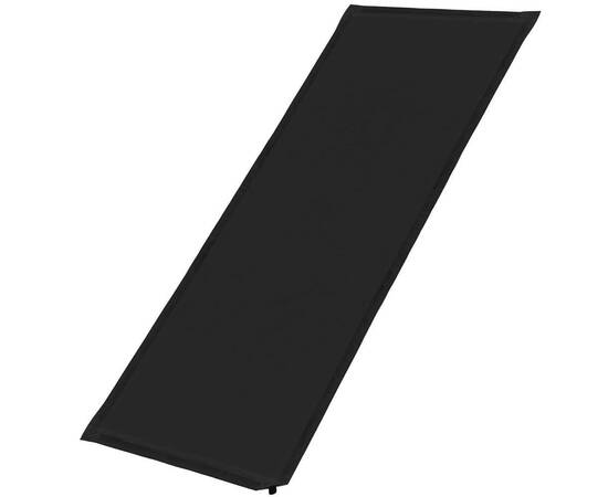Saltea camping auto-gonflabila, poliester si spuma pu, negru, 180x50 cm, springos, 36 image
