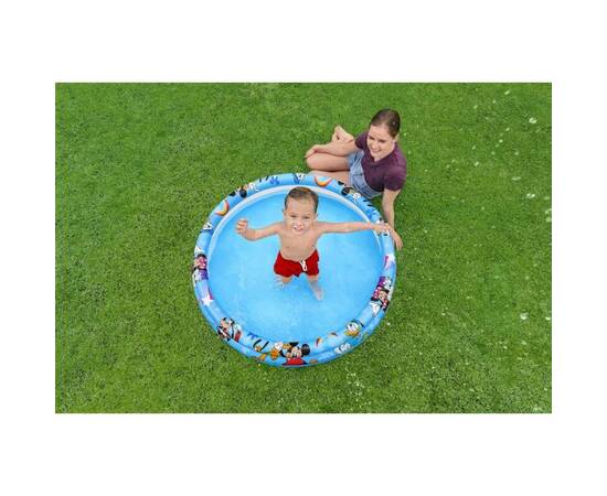 Piscina gonflabila pentru copii, rotunda, model mickey mouse, 122x25 cm, 5 image