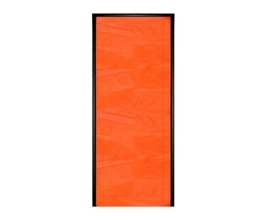 Sac de dormit termic, turistic, springos, portocaliu, impermeabil, 212x90 cm