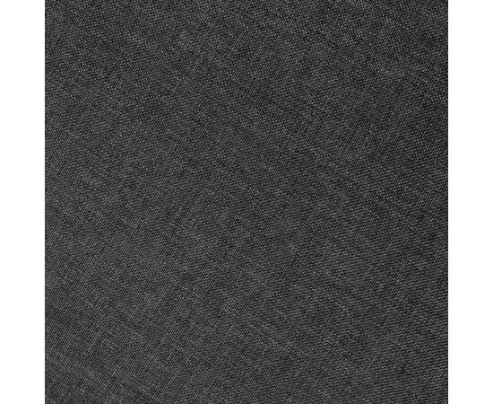 Scaun de birou pivotant, gri, lemn curbat și material textil, 3 image