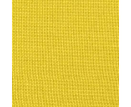 Canapea extensibilă, galben deschis, material textil, 11 image