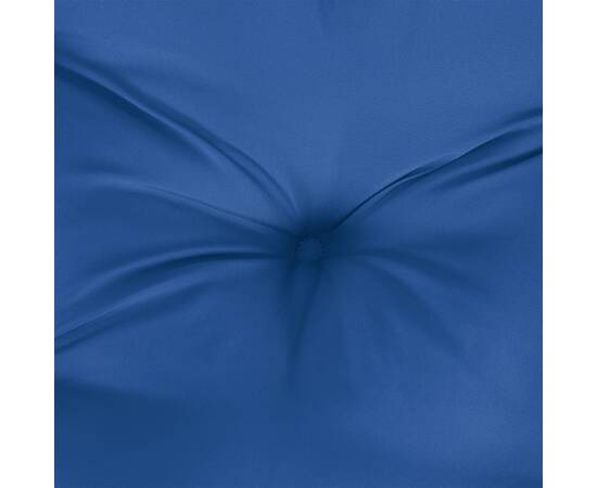 Pernă rotundă albastru regal, Ø 100 x11 cm, țesătură oxford, 5 image