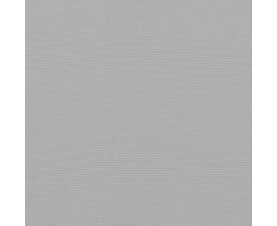 Pernă rotundă gri, Ø 100 x11 cm, țesătură oxford, 6 image